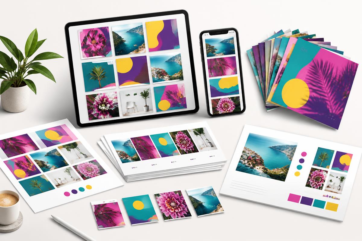 Premium Canva Template Bundle digital product mockup