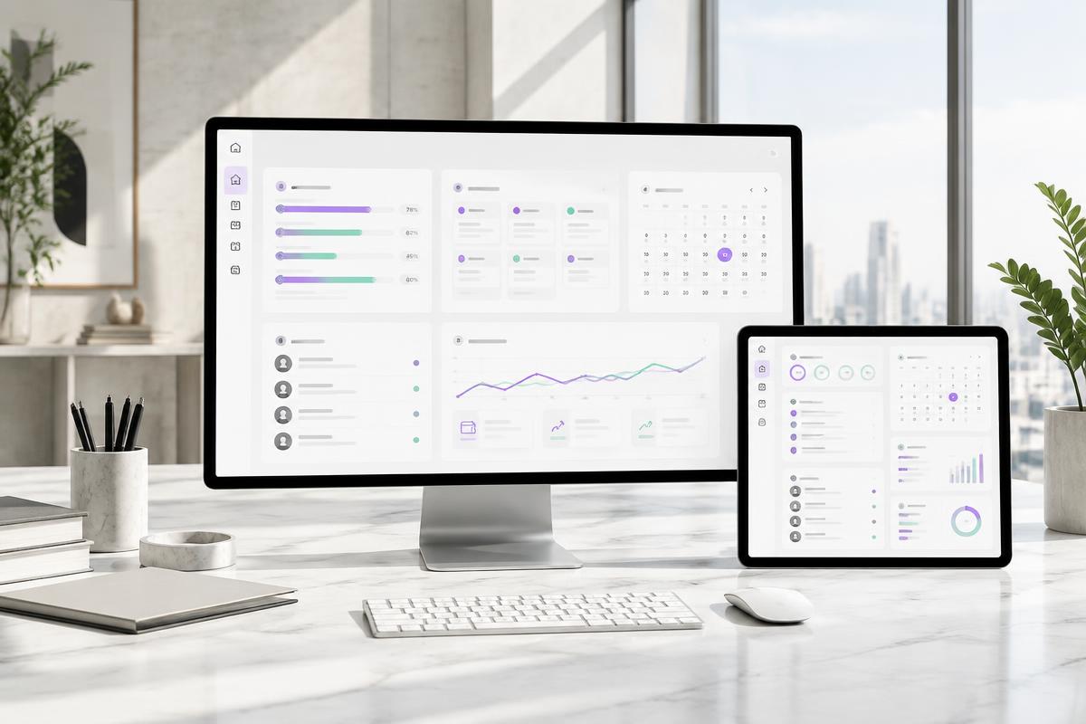 Notion Productivity Dashboard digital product mockup